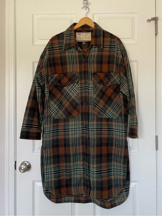 Sotola plaid coat🧥 medium - Picture 6 of 12